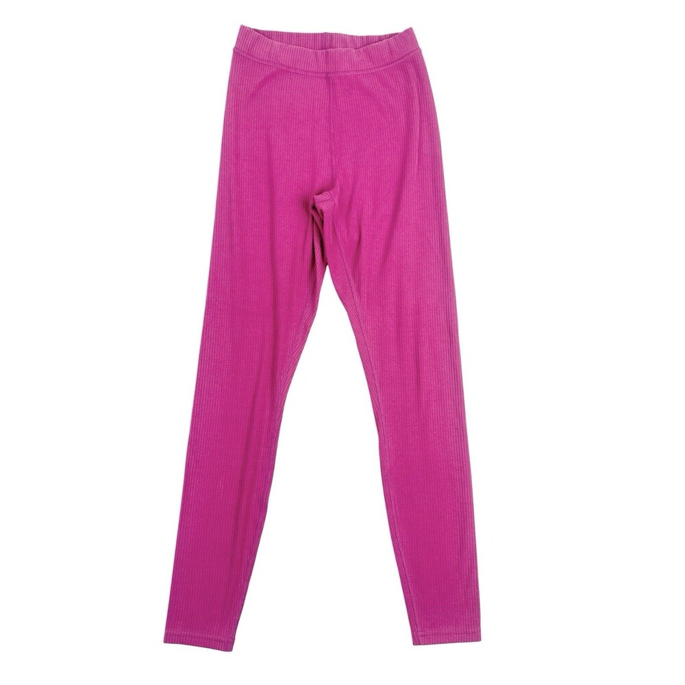Alo Yoga Ribbed High Waist Blissful Leggings Pink Raspberry XS - Picture 2 of 7